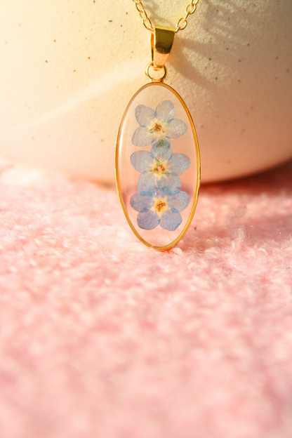 Eeuwige Vergeet-me-niet Ketting