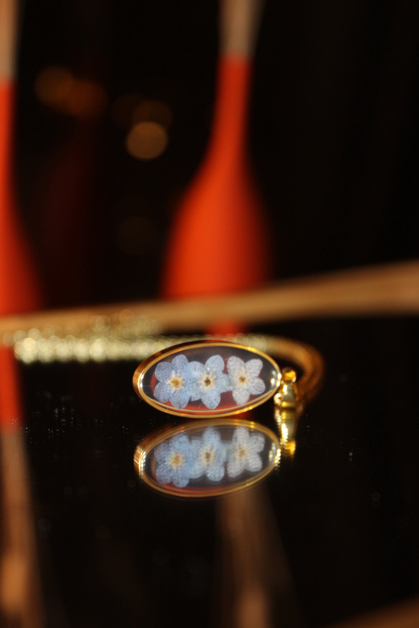 Eeuwige Vergeet-me-niet Ketting